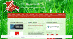 Desktop Screenshot of hulzenseboys.nl